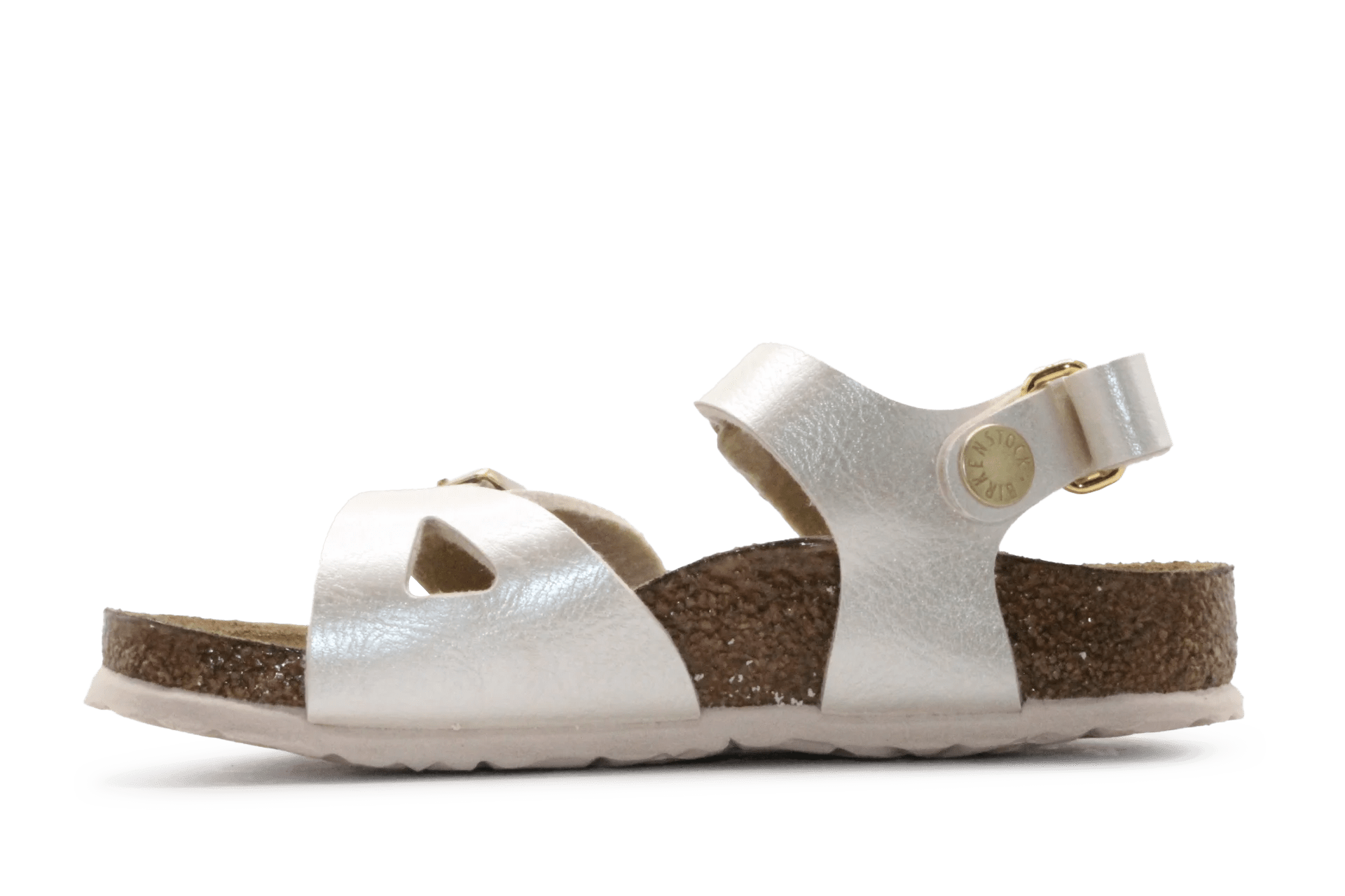 Birkenstock Sandaal Rio - Pearl White - hatshoe