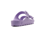 Birkenstock Slipper Arizona Flower Eva - Paars - hatshoe