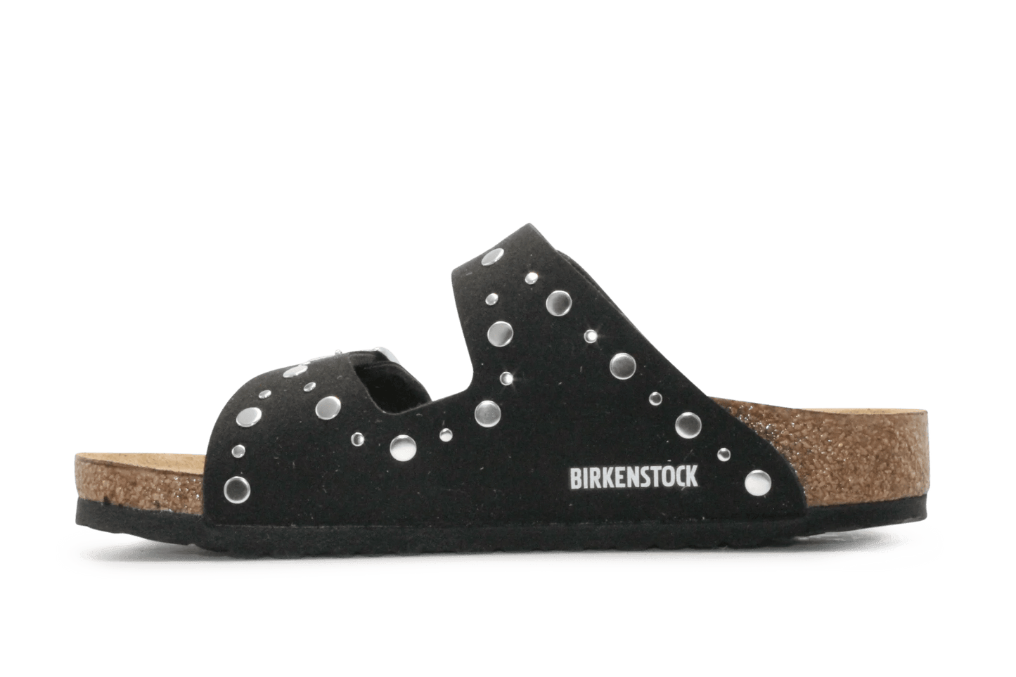 Birkenstock Slipper Arizona Rivet Border - Black - hatshoe