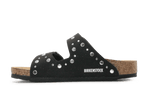 Birkenstock Slipper Arizona Rivet Border - Black - hatshoe