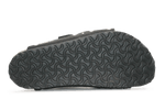 Birkenstock Slipper Arizona Rivet Border - Black - hatshoe