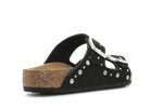 Birkenstock Slipper Arizona Rivet Border - Black - hatshoe
