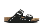 Birkenstock Slipper Arizona Rivet Border - Black - hatshoe