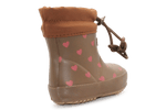 Bisgaard Regenlaars Baby Thermo Heartbeat - Bruin - hatshoe
