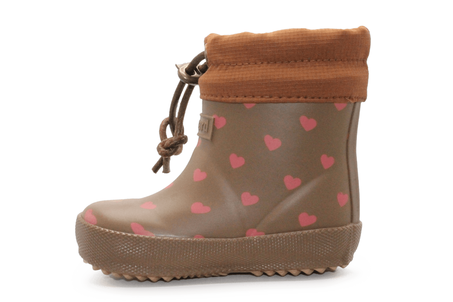 Bisgaard Regenlaars Baby Thermo Heartbeat - Bruin - hatshoe