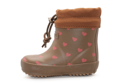 Bisgaard Regenlaars Baby Thermo Heartbeat - Bruin - hatshoe