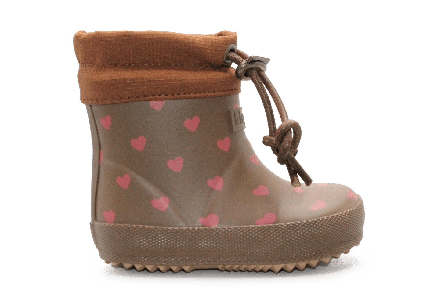 Bisgaard Regenlaars Baby Thermo Heartbeat - Bruin - hatshoe