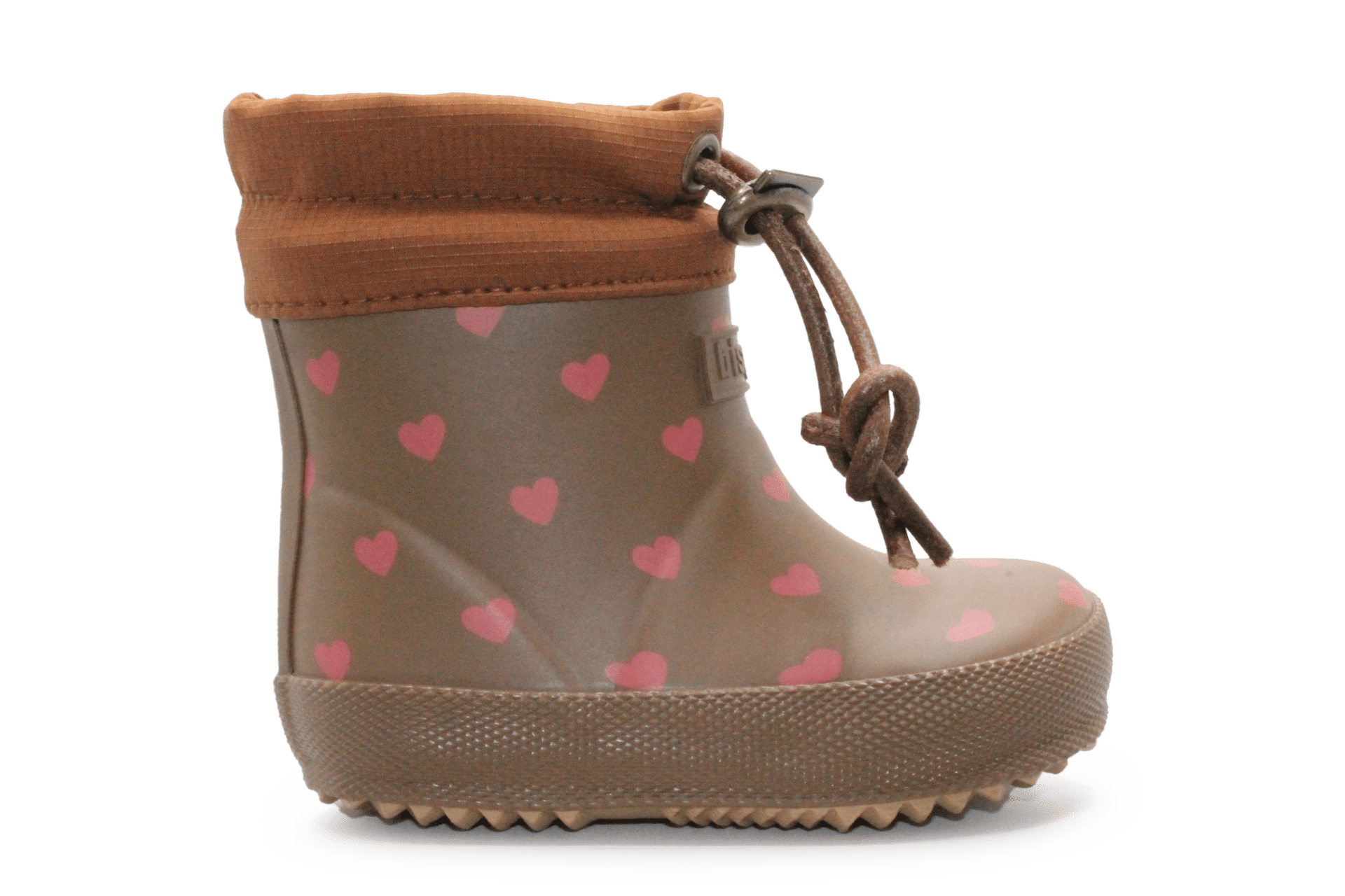 Bisgaard Regenlaars Baby Thermo Heartbeat - Bruin - hatshoe