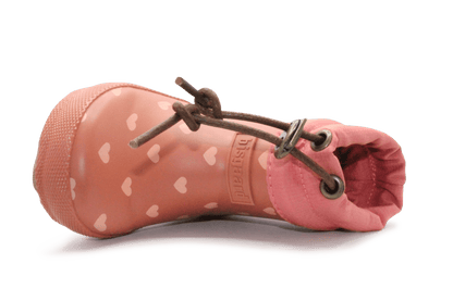 Bisgaard Regenlaars Baby Thermo Heartbeat - Roze - hatshoe