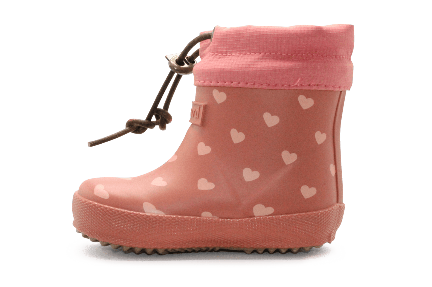 Bisgaard Regenlaars Baby Thermo Heartbeat - Roze - hatshoe