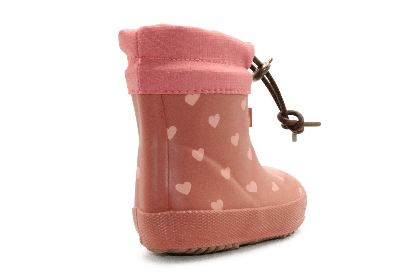 Bisgaard Regenlaars Baby Thermo Heartbeat - Roze - hatshoe