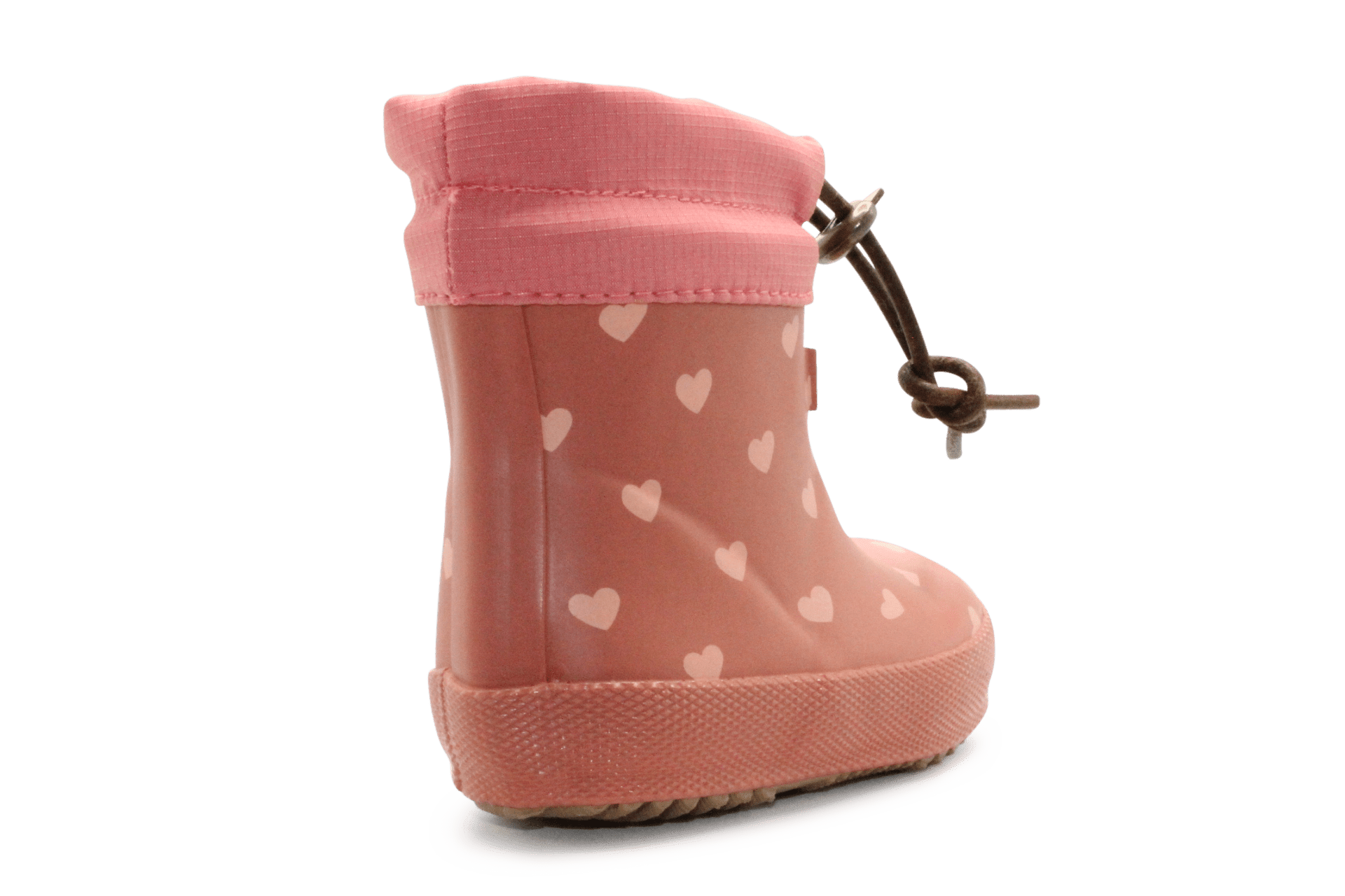 Bisgaard Regenlaars Baby Thermo Heartbeat - Roze - hatshoe