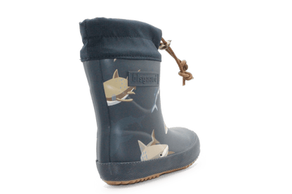 Bisgaard Regenlaars Haai Thermo - Blauw - hatshoe