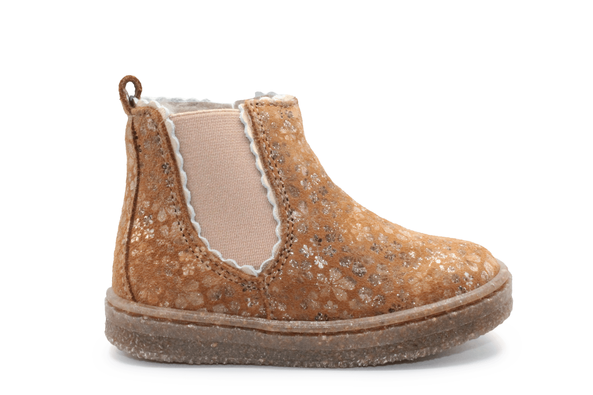 Bisgaard Siggi Lamb Laarsje - Bruin bloemetjes - hatshoe