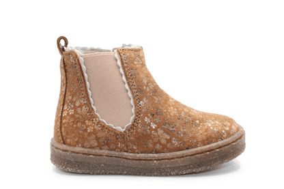 Bisgaard Siggi Lamb Laarsje - Bruin bloemetjes - hatshoe