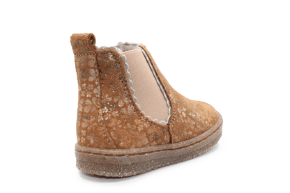 Bisgaard Siggi Lamb Laarsje - Bruin bloemetjes - hatshoe