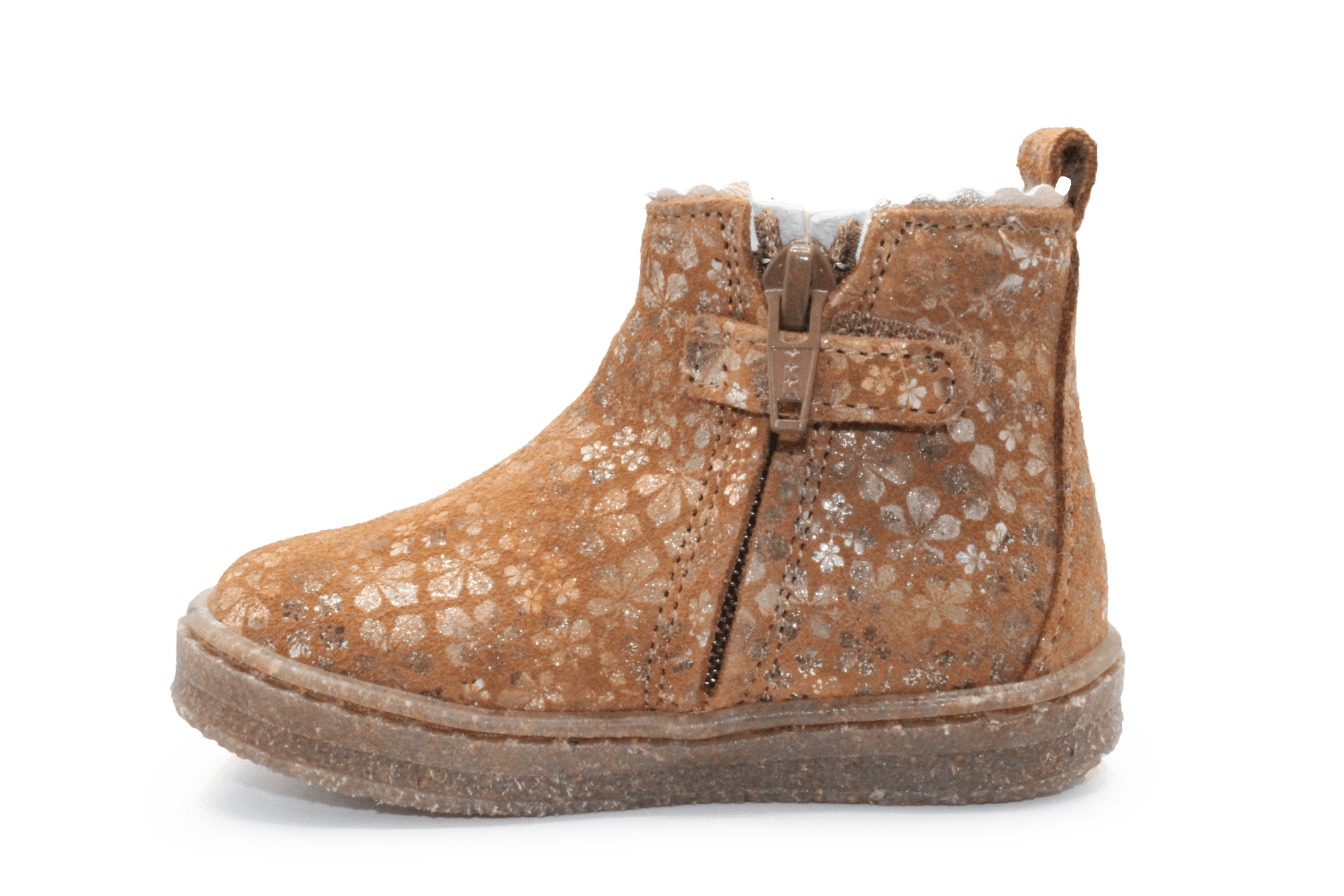 Bisgaard Siggi Lamb Laarsje - Bruin bloemetjes - hatshoe
