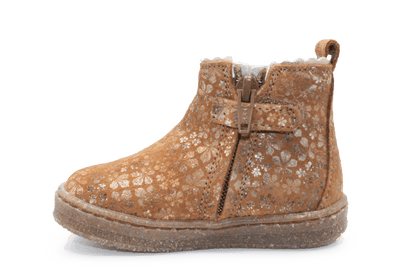 Bisgaard Siggi Lamb Laarsje - Bruin bloemetjes - hatshoe