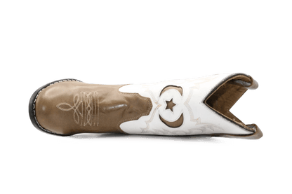 Bootstock Cowboylaars Milkeyway kids Meisjes - Brown/White - hatshoe