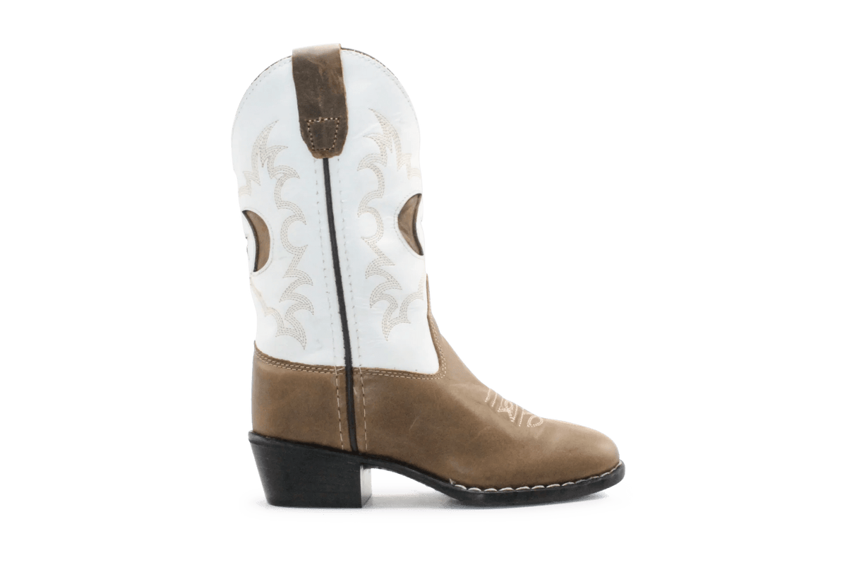 Bootstock Cowboylaars Milkeyway kids Meisjes - Brown/White - hatshoe