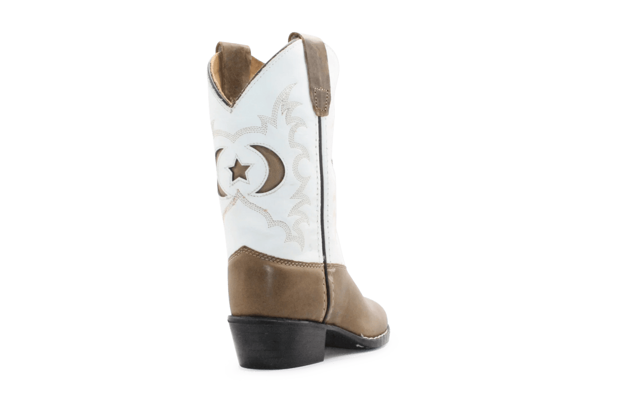 Bootstock Cowboylaars Milkeyway kids Meisjes - Brown/White - hatshoe