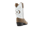Bootstock Cowboylaars Milkeyway kids Meisjes - Brown/White - hatshoe