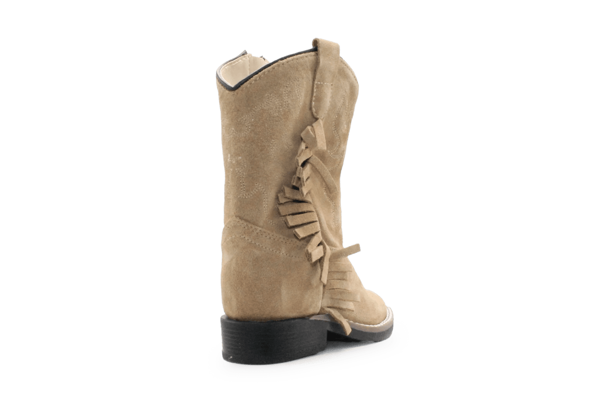 Bootstock Cowboylaars Ruffle Sand kids Meisjes - Camel - hatshoe