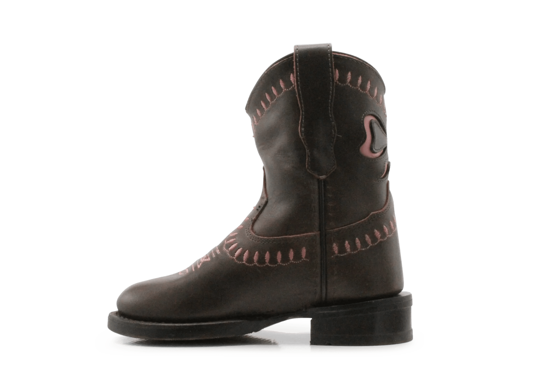 Bootstock Cowboylaars Warm Linning kids Meisjes - Dark Brown - hatshoe