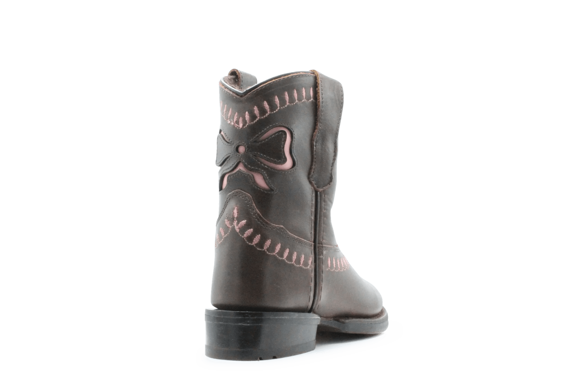 Bootstock Cowboylaars Warm Linning kids Meisjes - Dark Brown - hatshoe