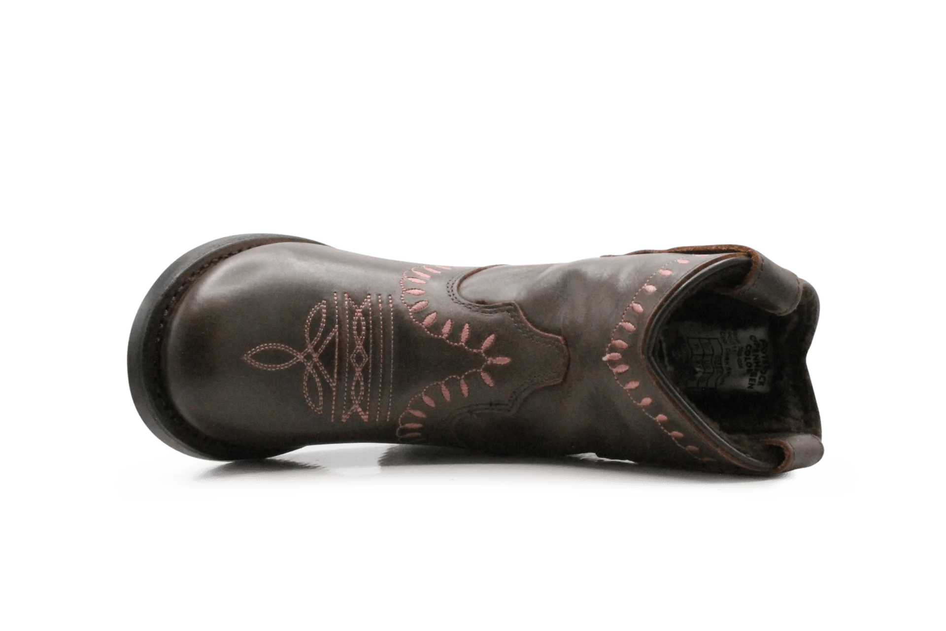 Bootstock Cowboylaars Warm Linning kids Meisjes - Dark Brown - hatshoe