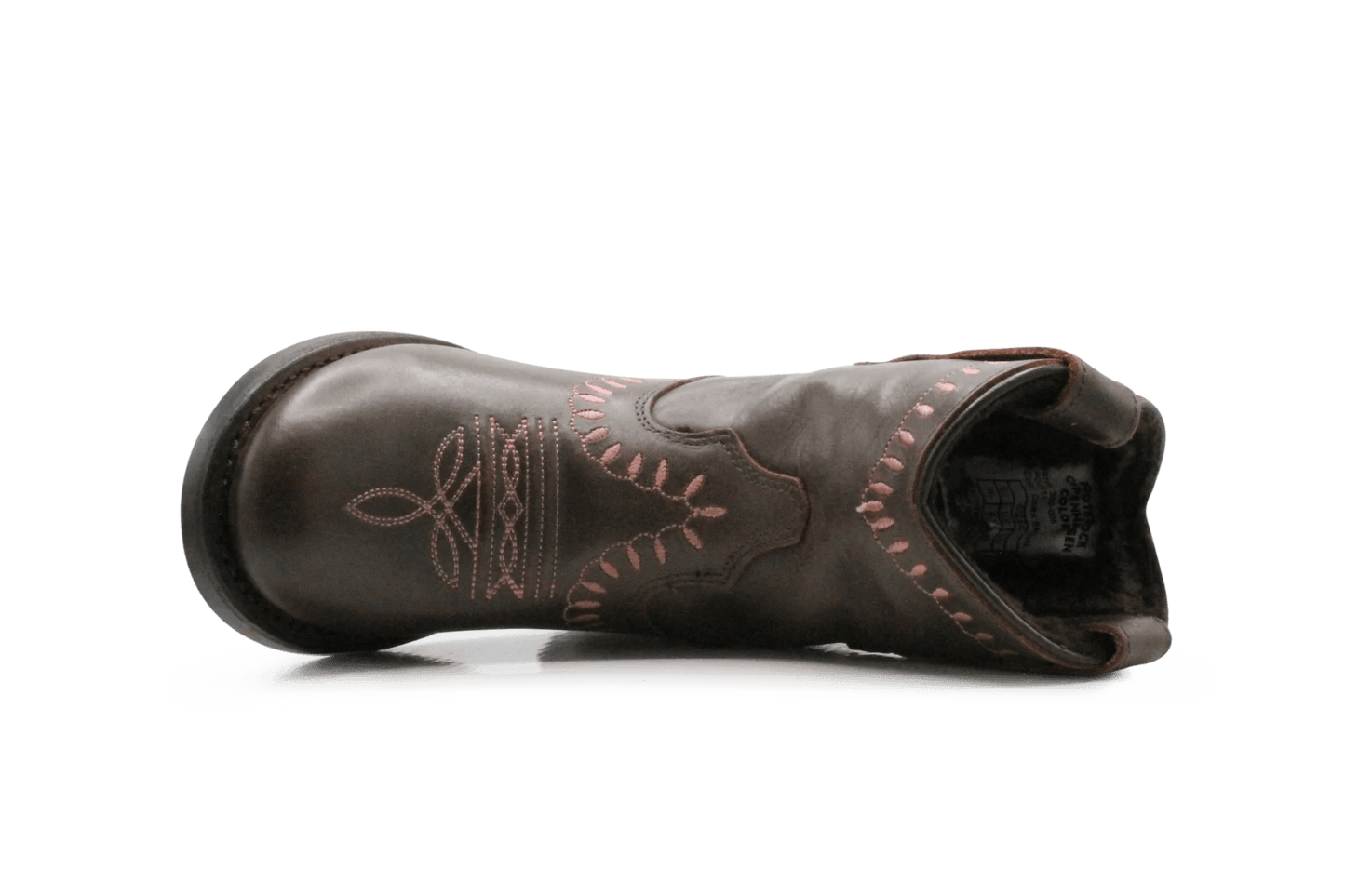 Bootstock Cowboylaars Warm Linning kids Meisjes - Dark Brown - hatshoe