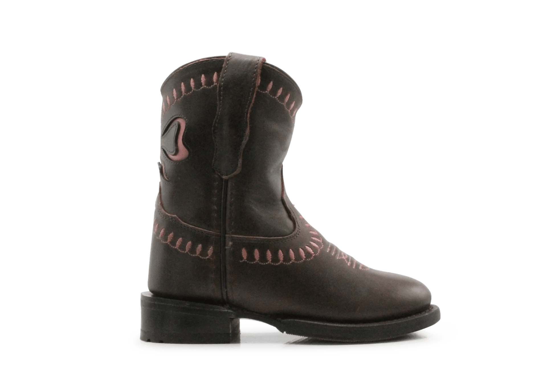 Bootstock Cowboylaars Warm Linning kids Meisjes - Dark Brown - hatshoe