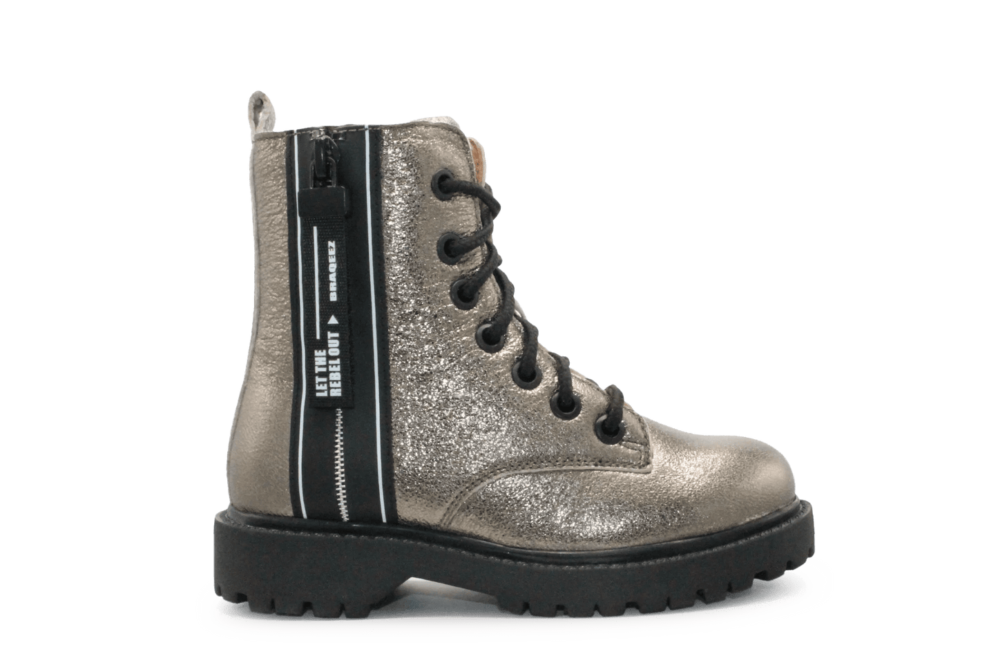 Braqeez Belle Boot Meisjes Boots - Goud - hatshoe