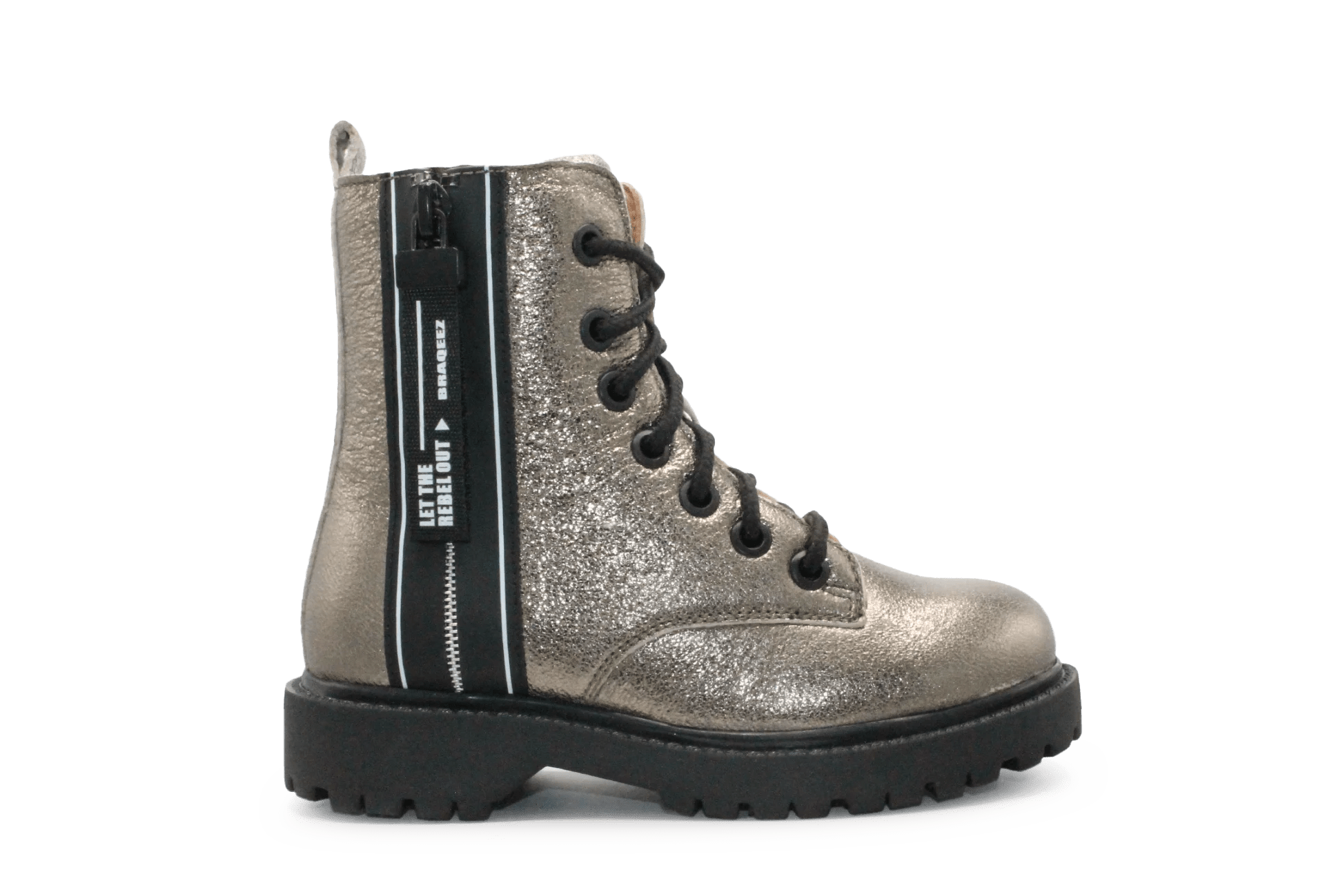 Braqeez Belle Boot Meisjes Boots - Goud - hatshoe