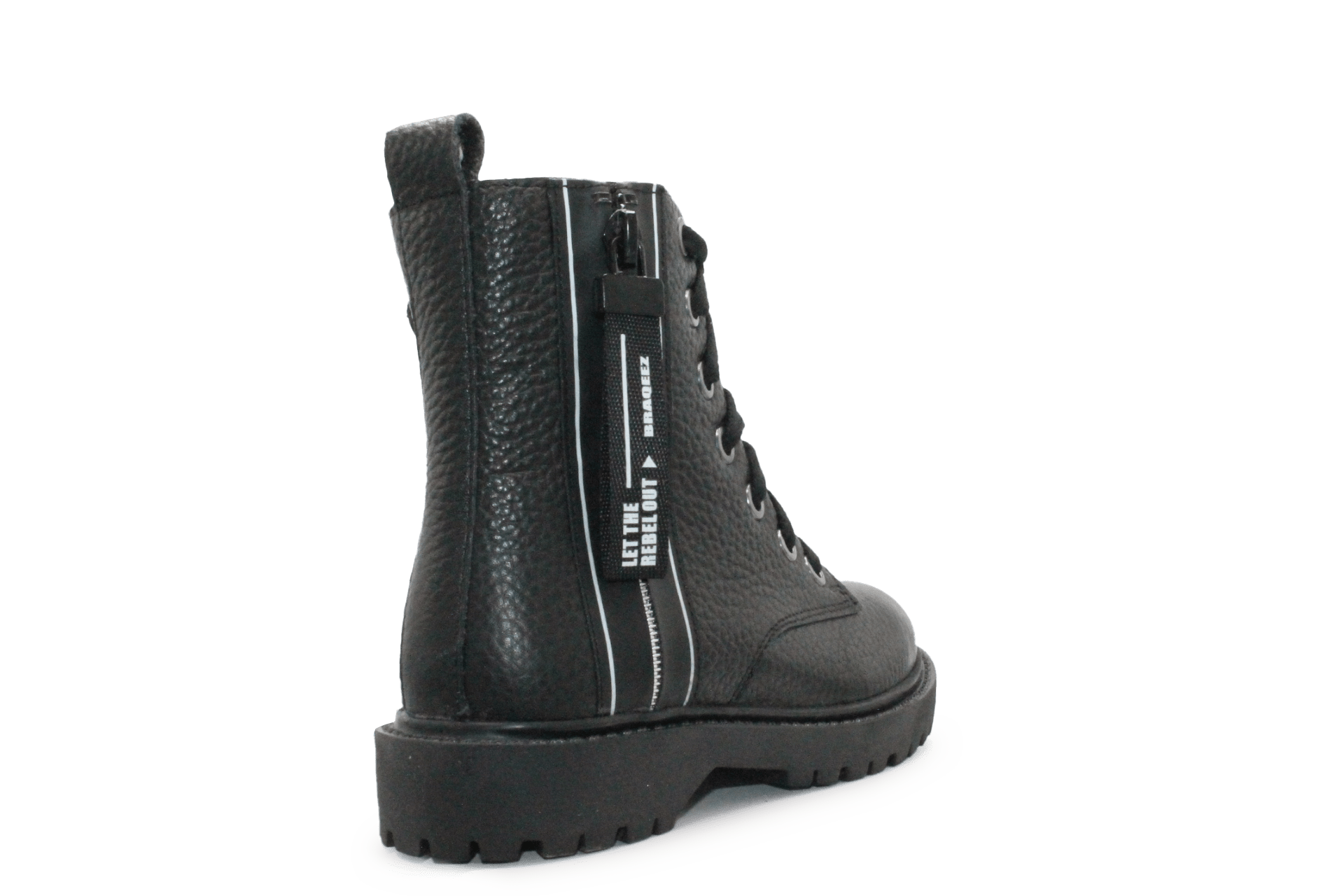 Braqeez Belle Boot Meisjes Boots - Zwart