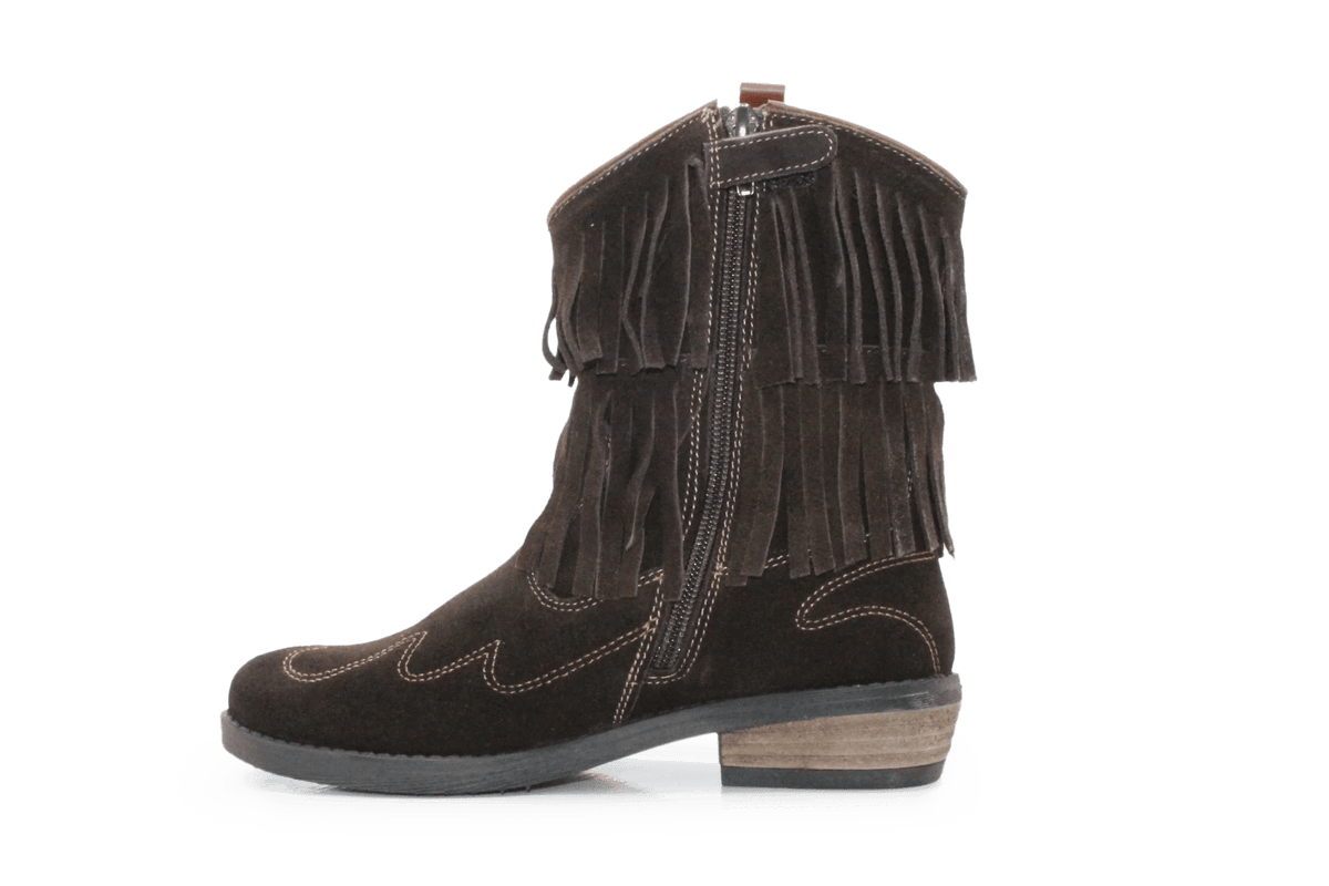 Braqeez Clara Cowboylaars - Donkerbruin - hatshoe