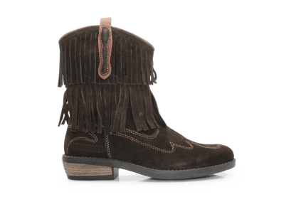Braqeez Clara Cowboylaars - Donkerbruin - hatshoe