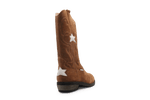 Braqeez Coco Cowboylaars - Bruin - hatshoe