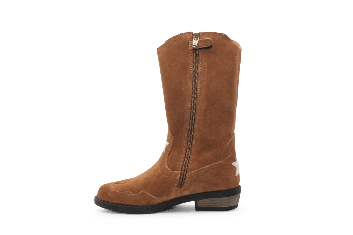 Braqeez Coco Cowboylaars - Bruin - hatshoe