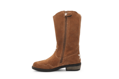 Braqeez Coco Cowboylaars - Bruin - hatshoe