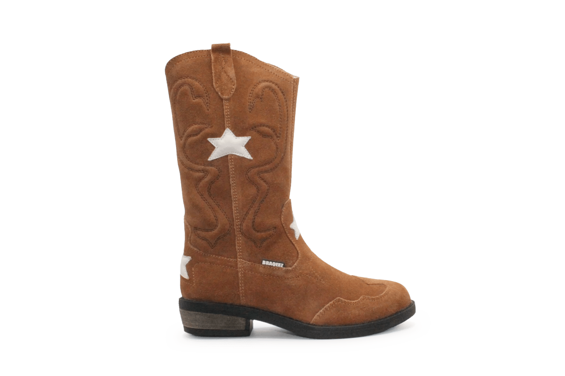 Braqeez Coco Cowboylaars - Bruin - hatshoe