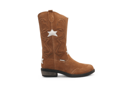 Braqeez Coco Cowboylaars - Bruin - hatshoe