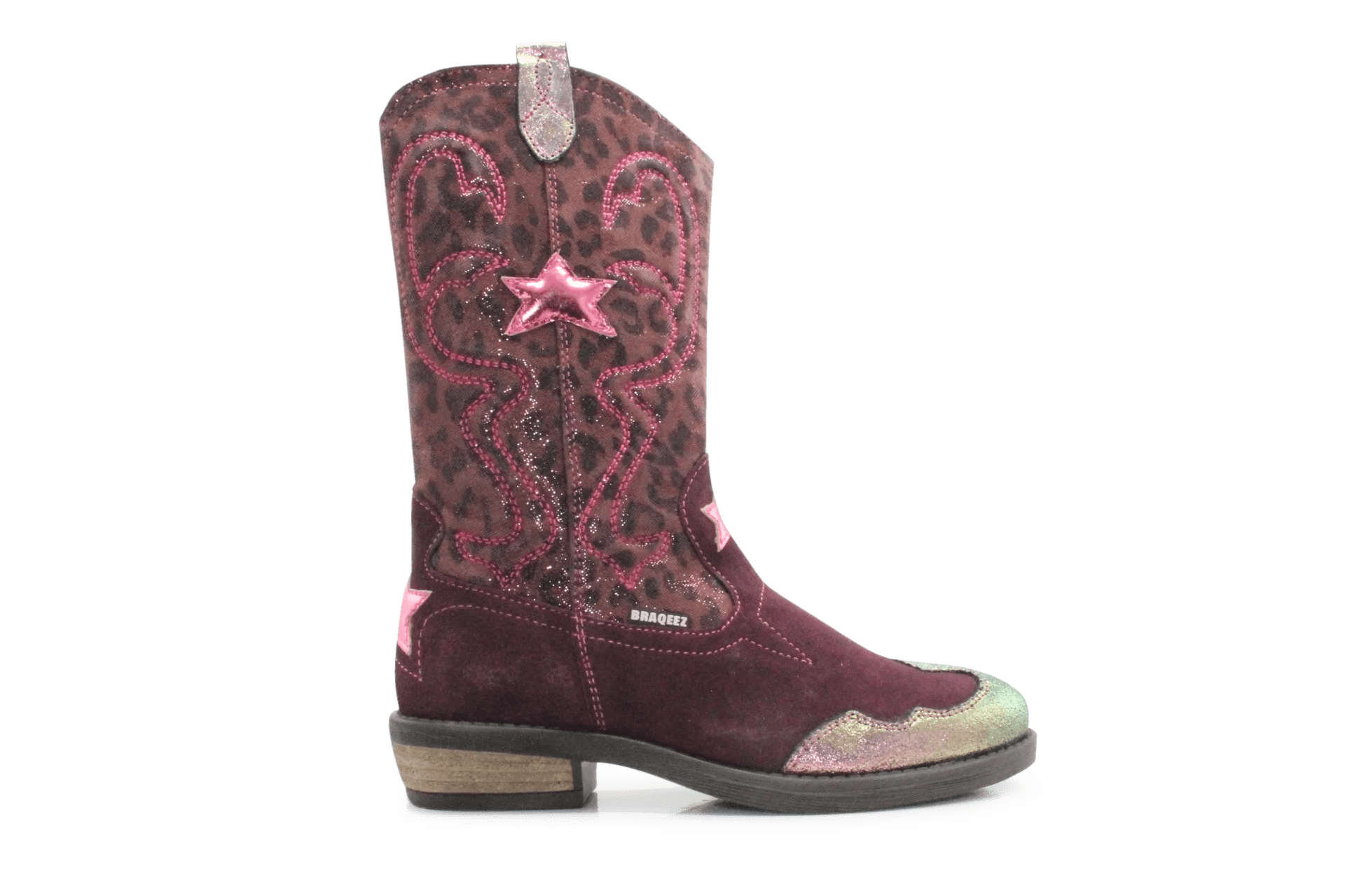 Braqeez Coco Cowboylaars - Paars