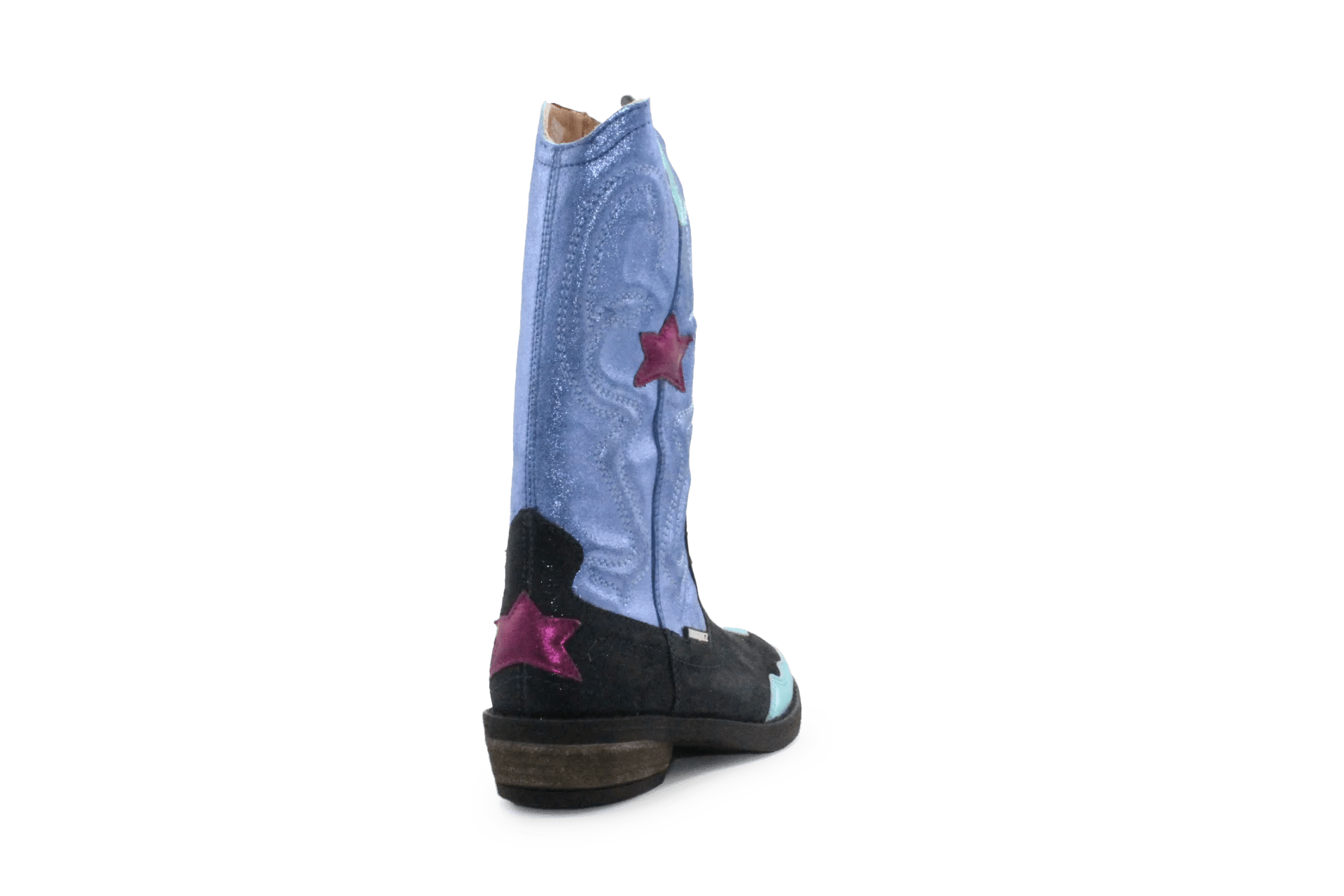 Braqeez Coco Cowboylaars - Turqouise - hatshoe
