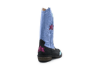 Braqeez Coco Cowboylaars - Turqouise - hatshoe