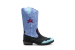 Braqeez Coco Cowboylaars - Turqouise - hatshoe