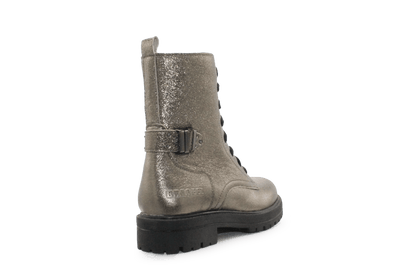 Braqeez lach Laep Meisjes Boots - Goud - hatshoe