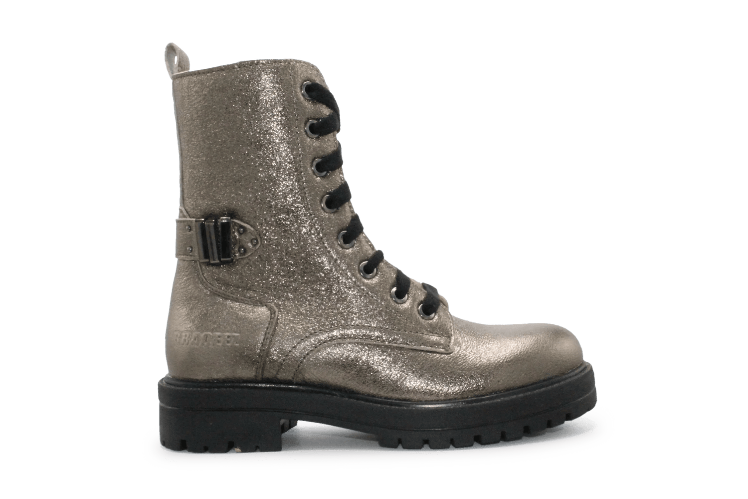 Braqeez lach Laep Meisjes Boots - Goud - hatshoe