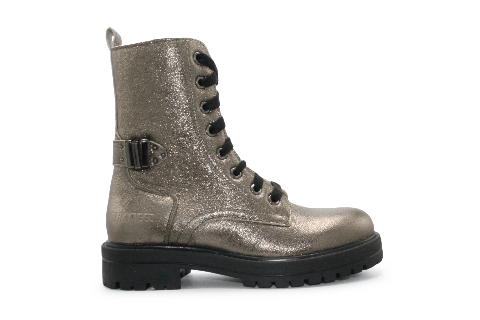Braqeez lach Laep Meisjes Boots - Goud - hatshoe