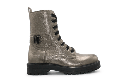 Braqeez lach Laep Meisjes Boots - Goud - hatshoe